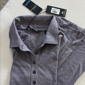 Travis Mathew Purple Polo Shirt Soft Cotton Blend